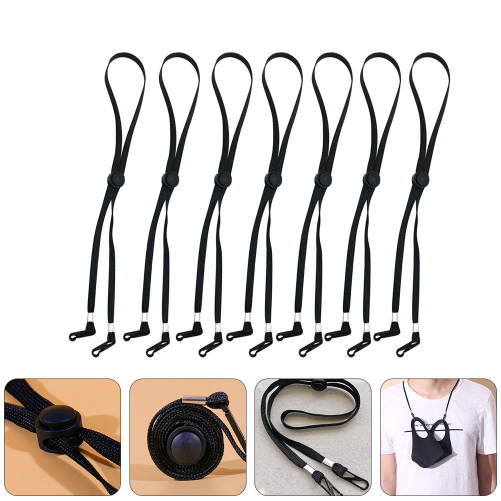 Mask Lanyard Adjustable - 12 قطعة من حبال تثبيت قناع