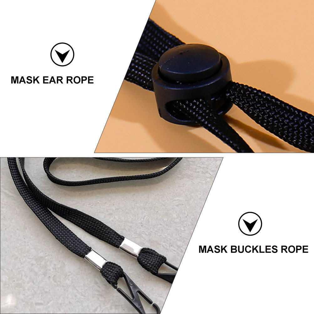 12 قطعة من حبال تثبيت قناع الو - مراجعة Mask Lanyard Adjustable وسعره