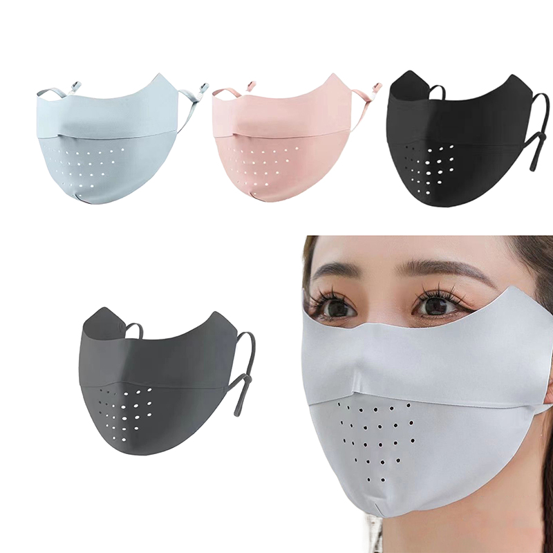 قناع وجه من الحرير الجليدي للت - مراجعة Sports Mask Breathable وسعره